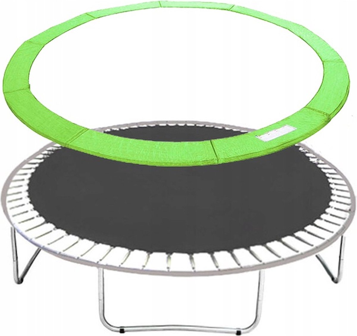 Springos Trampoline Rand | Beschermrand Trampoline | Rond | Ø 305 cm | Groen